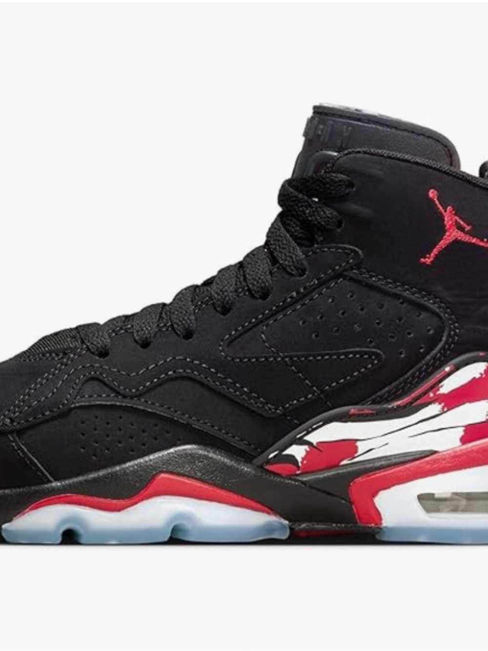 Jordan Big Kid's Jumpman MVP Black/University Red-White (DZ5577 061) - 7 NWT - Picture 4 of 7